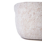My Home My Living Strong Felt Oval Basket 3-Piece Set - 10"L x 8"W x 4.75"H - Cream-Strong, firm felt material 