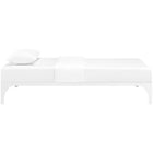 Modway Ollie Twin Bed Frame - White-Weight Capacity Up To 1300 lbs