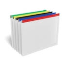Staples Poly Zip Envelope - Letter Size - Assorted Colours-Durable poly material is waterproof and tear-resistant to protect documents and paperwork from damage 