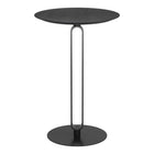 Zuo Derry Counter Table - Black-Faux Wood MDF round shape tabletop