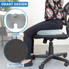 Mount-It ErgoActive Cooling Gel Seat Cushion-Dimensions: 17.5" L x 13.75" W x 3" D