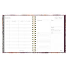 Blueline Monthly Planner - 9-1/4" H x 7"-1/4" W - Floral Design - English-Holidays
