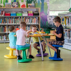 FDMT Kore Wobble Stool - 16" H - Red-Increase Secondary Focus: Continuous movement while sitting relaxes the right side of the brain, leading to better focus.