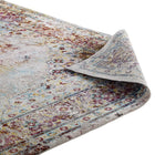 Modway Success Merritt Transitional Distressed Floral Vintage Medallion Area Rug - 4 ft W x 6 ft L - Multicolored-9