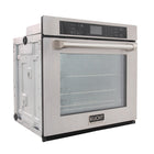 Kucht 30" 5 cu. ft. Single Electric Wall Oven - Stainless Steel-Several Cooking modes: Bake, Broil, Conv. Broil, Conv. Bake, Conv. Roast, Warm/Proof, Meats, Baked Goods, Others