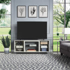 Manhattan Comfort Brighton 60" Modern TV Stand - Beige-Recommended for up to a 56" TV
