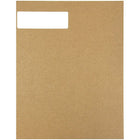 JAM Paper Mailing Address Labels, 1 1/3 x 4, Brown Kraft, 252 Pack-Brown Kraft