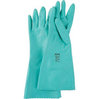 Mapa Professional Stansolv Embossed Z-Pattern Grip Gloves, Size Large/9, 14" L, Nitrile, Interlock Inner Lining, 11 mil - 6 Pack-Cuff Style Pinked