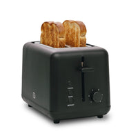 WIllow 2 Slice Toaster- Black-2 slots easily fit bagels and artisan breads