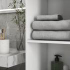 Kleankin High Gloss Bathroom Cabinet with Door and Shelves - White-Material: Particle Board