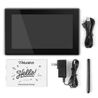 Aluratek WiFi Digital Photo Frame with Touchscreen Display - 10"-Simply insert an SD/SDHC card or USB flash drive to instantly view your photos