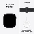 Apple Watch Series 11 - 46 mm - GPS - Jet Black Aluminium Case with Black Sport Band - S/M-9