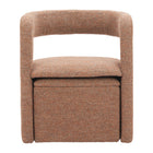 Zuo Atria Accent Chair - Ottoman Tawny Brown-Shearling style fabric