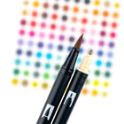 Tombow Dual Brush Pen, Portrait, 10/Pack-Double ended water based blendable markers