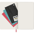 Moleskine 2027 12 Month Weekly Soft Cover Planner - 5" x 8.25" - Scarlet Red-Stickers to customise your plans and year stickers for the spine