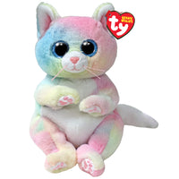 Ty Jenni Rainbow Cat Belly Plush Toy-Plush