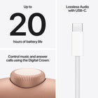 Apple AirPods Max 2 (USB-C) - Orange-Lossless Audio With USB-C: Experience every detail of the original recording when connecting AirPods Max 2 to your device via USB-C