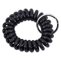 Merangue Wrist Coil with Key Rings - 3 Pack-Wrist coils to attach keys, ID badges, and other accessories around your wrist