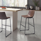 Zuo Smart Barstool - Vintage Espresso - Set of 2-Assembly required