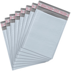 Staples QuickStrip Bubble Roll Lined White Poly Protective Mailer, #0, 6"x 9", 8 Pack-Water- and puncture-resistant white plastic outer liner ensures your package arrives intact