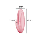 Command Medium Designer Hooks - 6 Strips - 4 Hooks - Blossom Pink-Hang hats, bags, dog leashes, scarves, and accessories where you want without nails or a hammer