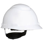 3M SecureFit Hard Hat with 4-Point Pressure Diffusion Ratchet Suspension - White-Suspension system incorporates exclusive patented SecureFit Pressure Diffusion Technology