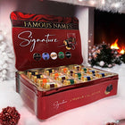 Famous Names Signature Liqueur Collection in Gift Tin - 370 g-Dark Chocolate with 58% Cocoa Content