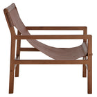 Modway Sonora Leather Sling Chair - Nutmeg Brown-Assembly Required