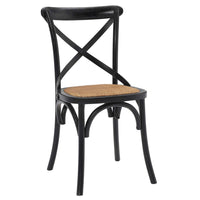 Modway Gear Dining Side Chair - Black-Modern Farmhouse Dining Chair