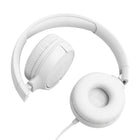 JBL Tune 520C USB-C Hi-Res Wired On-Ear Headphones - White-Comfort fit and foldable design