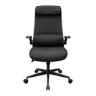 COUGAR Stryder Office Chair with Lumbar Support & Flip-Up Armrests - Black-Spacious, Ergonomic Comfort: A generously sized seat ensures plenty of room to shift, stretch, or settle in