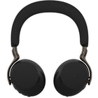 Jabra Evolve3 75 UC PAD - Black-The headset features a sleek black finish paired with an ultralight 180‑gram on‑ear design that allows comfortable, all‑day wear without a boom microphone