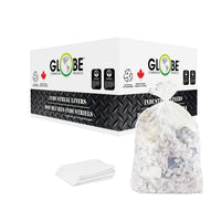 Globe Commercial Xstrong Can Liner Garbage Bag - 42" x 48 - Clear - 100 Pack-Open top can be tied easily
