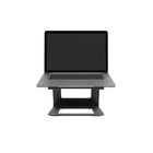 Kanto Elevated Desktop Laptop Stand - Black-Built out of solid steel with a painted finish