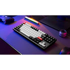 Keychron Q3 HE Knob Version Swappable RGB Backlight - Nebula Switch - Black-Tri-mode connectivity (2.4 GHz, Bluetooth, and wired) for versatile setups
