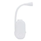 Evry Mini Rechargeable Reading Light with Built-in Clip & Flexible Neck - White-Flexible neck allows you to adjust the angle and direction