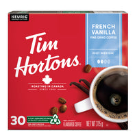 Tim Hortons French Vanilla K-Cup Pods - 30 Pack-Caffeinated