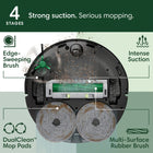 iRobot Roomba Plus 405 AutoWash Combo-Super-smart mapping and navigation.​ ClearView LiDAR quickly maps your home in minutes, avoids obstacles and cleans in neat rows, even in the dark