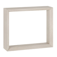 Hudson&Canal Osmond 36"W Console Table - Alder White-A modern contemporary design for your entryway, living room, den, and more