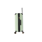 Lucas 3-Piece Durable Expandable Hardside Luggage Set with Spinner Wheels - Jade-Ceiling to floor mounted compression straps keep clothing neatly packed.