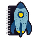 Pep Rally Mini Die Cut Notebook - 3.15" W x 4.72" H - Cosmic Journey - Bilingual-80 Lined pages