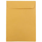 JAM Paper 5.5 x 7.5 Open End Catalog Envelopes, Brown Kraft Recycled, 1000 Pack (4101B)-Brown kraft