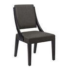 Modway Cambridge Upholstered Fabric Dining Chairs - Grey - 2 Pack-Non-Marking Foot Pins