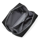 Champs Onyx Toiletry Bag - Black-3 way zip closure