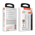 HyperGear 6' USB-C to Lightning Braided Charge and Sync Cable - White-High-speed charge and sync