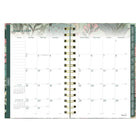 Blueline Weekly/Monthly Planner - 8" H x 5" W - Verdant Design - English-Monthly planner before each month
