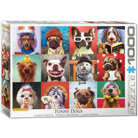 Eurographics Funny Dogs Puzzle - 1000 Pieces-Recycled board