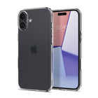 Spigen Crystal Flex for iPhone 16 - Crystal Clear-Showcase the new iPhone with long-lasting clarity and style