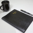 Brownline 2027 14-Month Monthly Planner Soft Cover - 8-7/8" x 7-1/8" - Black-Black