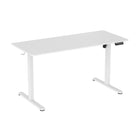 Uplite Motorized Electric 55" Adjustable Sit Stand Ergonomic Desk - White-Easy up-and-down control provides height adjustment from 720-1180mm/28.3-46.5", allowing effortless shift from sitting to standing working position